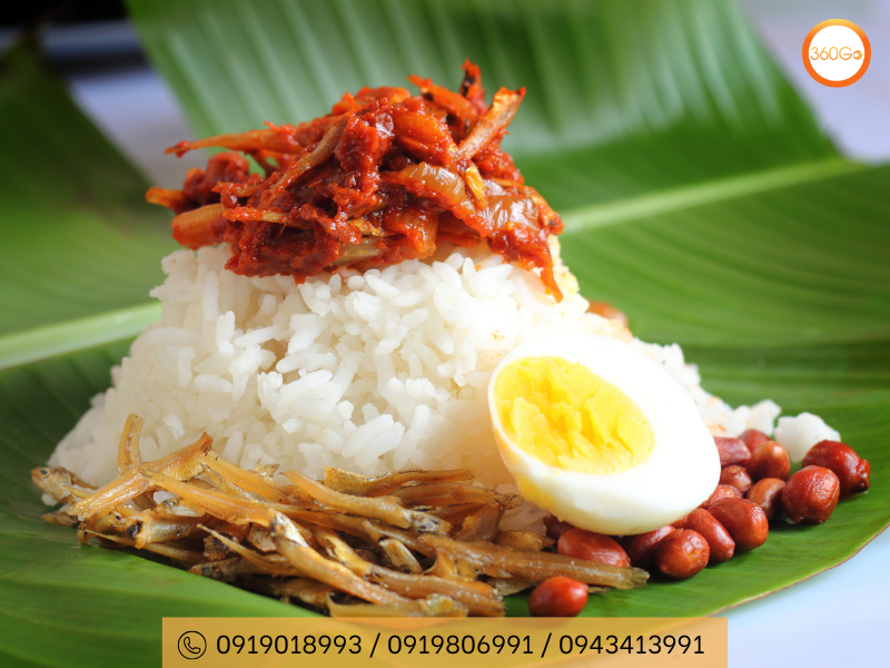 Nasi lemak - Món ăn truyền thống - Du lịch 360Go